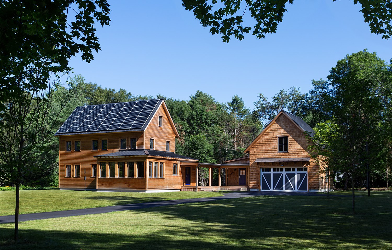Massachusetts Net Positive LEED Platinum Modern  Farmhouse  