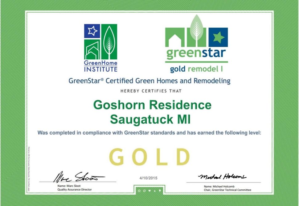 Goshorn Woods – GreenStar Gold Renovation